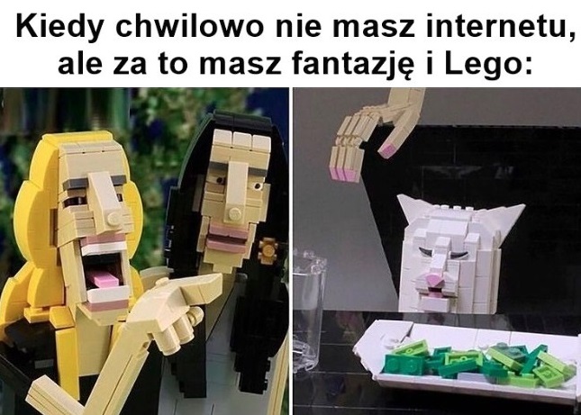 Memy z klocków Lego