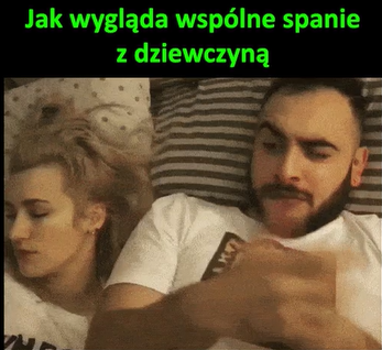 Wspólne spanie z dziewczyną
