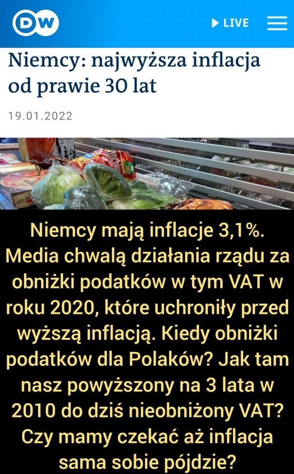 Inflacja w Niemczech