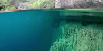 Krystaliczna woda-Jezioro Baracuda-Palawan