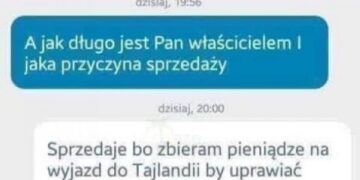 Sprzedawca samochodu na OLX