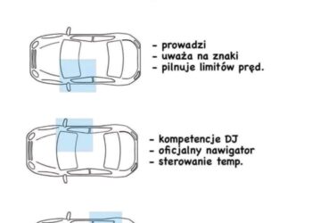 Podział ról w czasie podróży